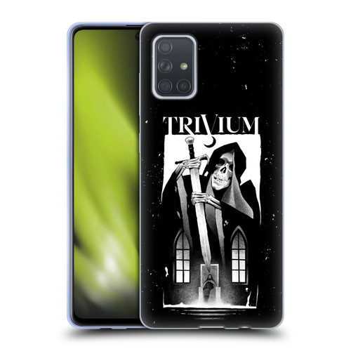 Trivium Graphics Skeleton Sword Soft Gel Case for Samsung Galaxy A71 (2019)