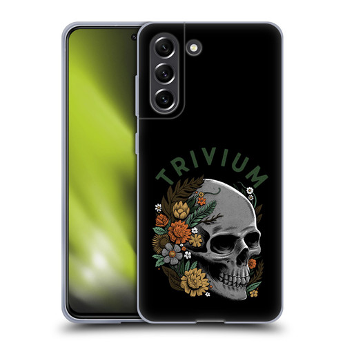Trivium Graphics Skelly Flower Soft Gel Case for Samsung Galaxy S21 FE 5G