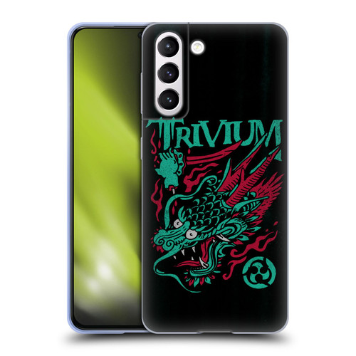 Trivium Graphics Screaming Dragon Soft Gel Case for Samsung Galaxy S21 5G