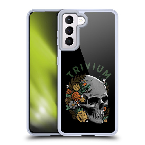 Trivium Graphics Skelly Flower Soft Gel Case for Samsung Galaxy S21 5G