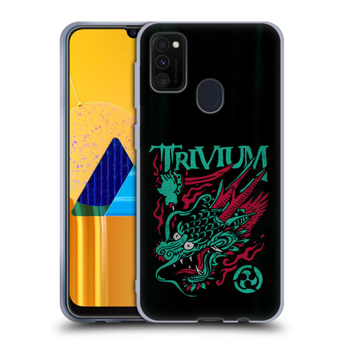 Trivium Graphics Screaming Dragon Soft Gel Case for Samsung Galaxy M30s (2019)/M21 (2020)