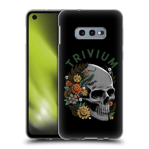 Trivium Graphics Skelly Flower Soft Gel Case for Samsung Galaxy S10e