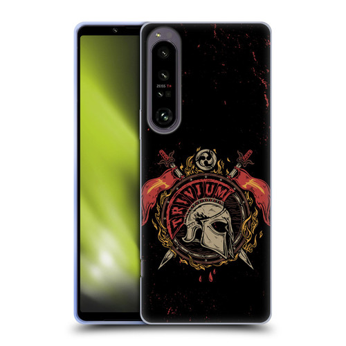 Trivium Graphics Knight Helmet Soft Gel Case for Sony Xperia 1 IV