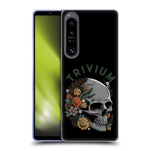 Trivium Graphics Skelly Flower Soft Gel Case for Sony Xperia 1 IV