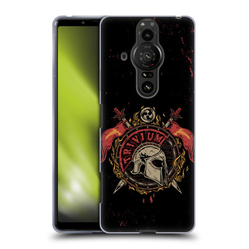 Trivium Graphics Knight Helmet Soft Gel Case for Sony Xperia Pro-I