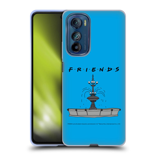 Friends TV Show Iconic Fountain Soft Gel Case for Motorola Edge 30