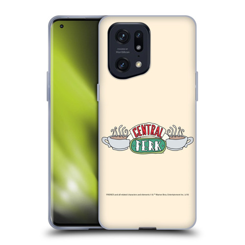 Friends TV Show Iconic Central Perk Soft Gel Case for OPPO Find X5 Pro