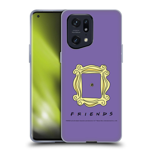 Friends TV Show Iconic Peephole Frame Soft Gel Case for OPPO Find X5 Pro