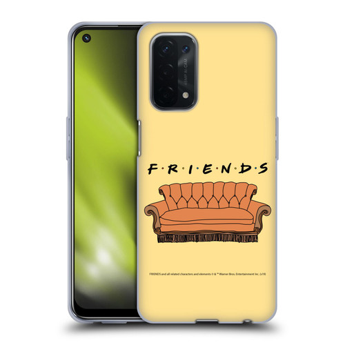Friends TV Show Iconic Couch Soft Gel Case for OPPO A54 5G
