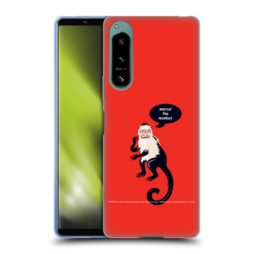 Friends TV Show Iconic Marcel The Monkey Soft Gel Case for Sony Xperia 5 IV