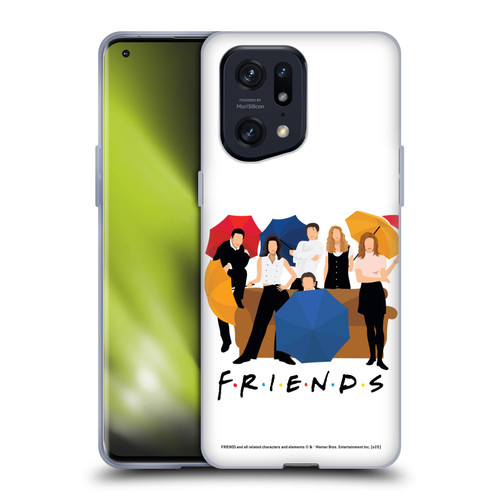 Friends TV Show Key Art Logo Opening Sequence Soft Gel Case for OPPO Find X5 Pro