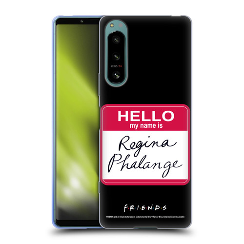 Friends TV Show Key Art Regina Phalange Soft Gel Case for Sony Xperia 5 IV
