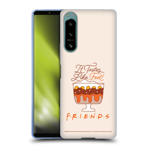 Friends TV Show Key Art Tastes Like Feet Soft Gel Case for Sony Xperia 5 IV