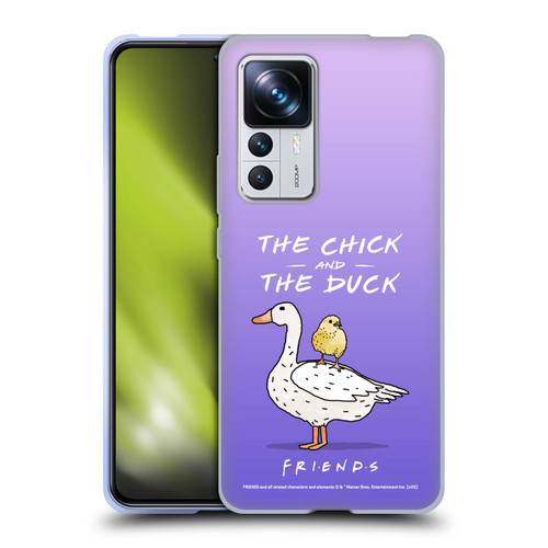 Friends TV Show Key Art Chick And Duck Soft Gel Case for Xiaomi 12T Pro