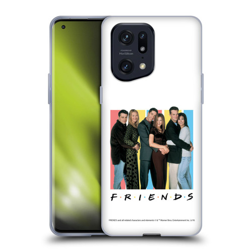 Friends TV Show Logos Cast Soft Gel Case for OPPO Find X5 Pro