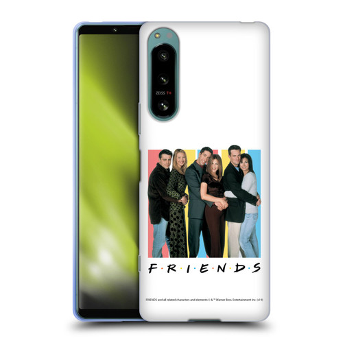 Friends TV Show Logos Cast Soft Gel Case for Sony Xperia 5 IV