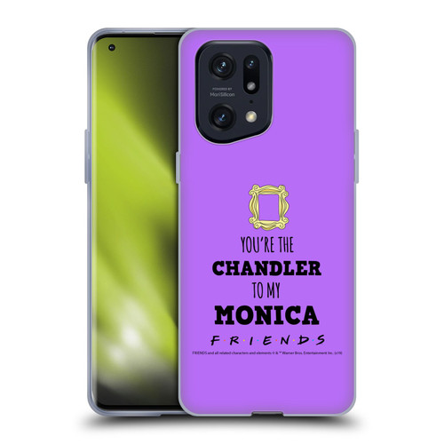 Friends TV Show Quotes BFF Soft Gel Case for OPPO Find X5 Pro
