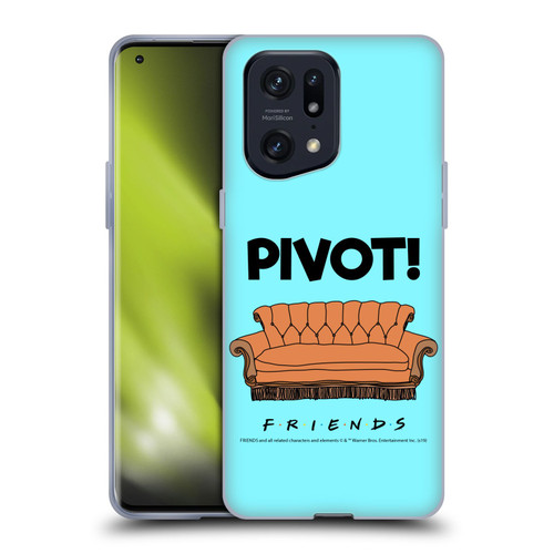 Friends TV Show Quotes Pivot Soft Gel Case for OPPO Find X5 Pro