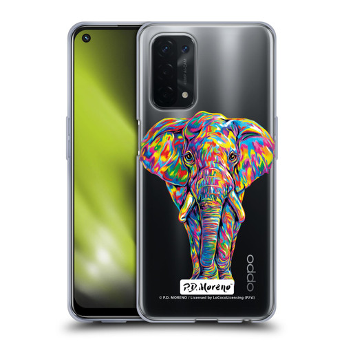P.D. Moreno Animals Elephant Soft Gel Case for OPPO A54 5G