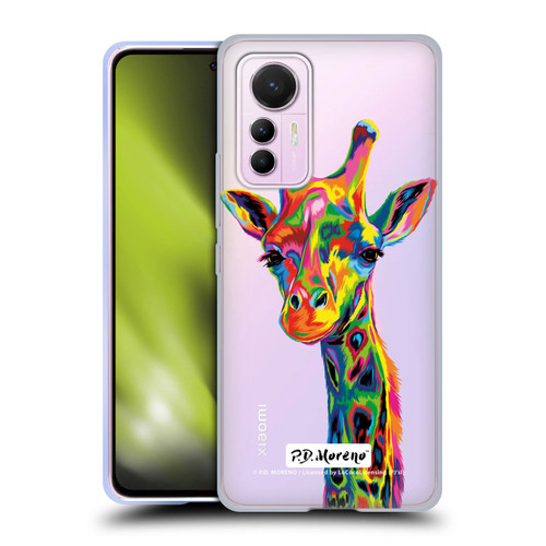 P.D. Moreno Animals Giraffe Soft Gel Case for Xiaomi 12 Lite