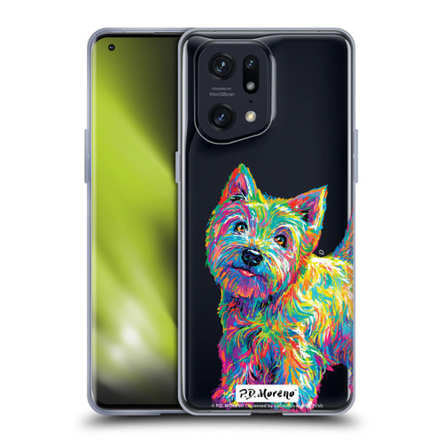 P.D. Moreno Animals II Marvin The Westie Dog Soft Gel Case for OPPO Find X5 Pro