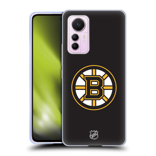 NHL Boston Bruins Plain Soft Gel Case for Xiaomi 12 Lite