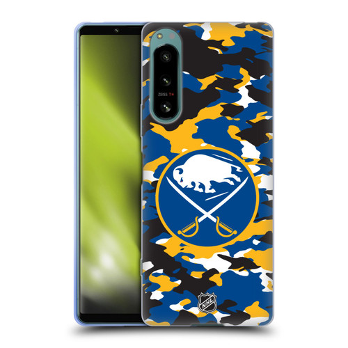 NHL Buffalo Sabres Camouflage Soft Gel Case for Sony Xperia 5 IV