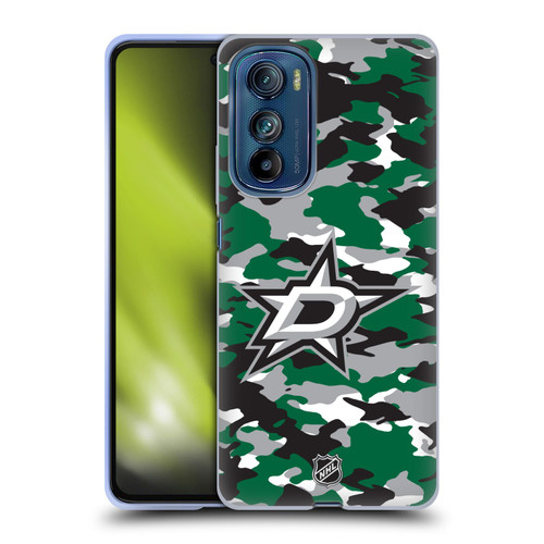 NHL Dallas Stars Camouflage Soft Gel Case for Motorola Edge 30