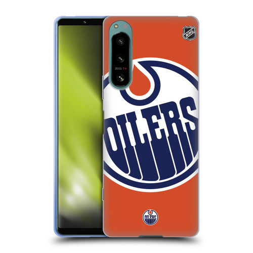 NHL Edmonton Oilers Oversized Soft Gel Case for Sony Xperia 5 IV