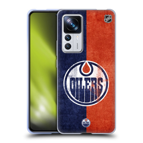 NHL Edmonton Oilers Half Distressed Soft Gel Case for Xiaomi 12T Pro