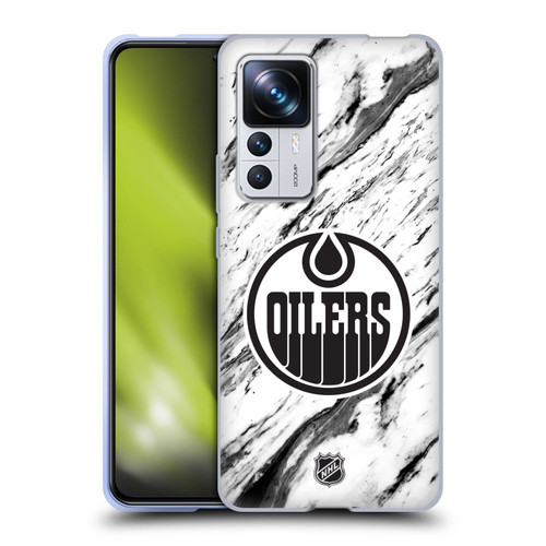 NHL Edmonton Oilers Marble Soft Gel Case for Xiaomi 12T Pro