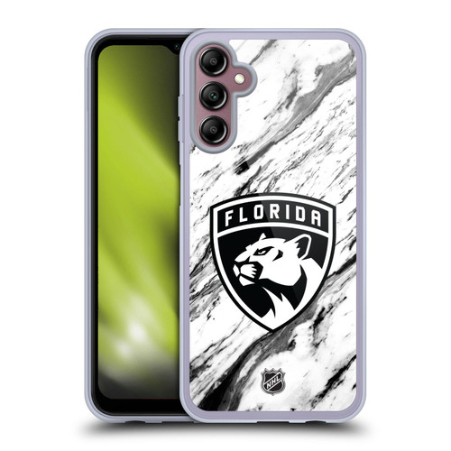 NHL Florida Panthers Marble Soft Gel Case for Samsung Galaxy A14 5G