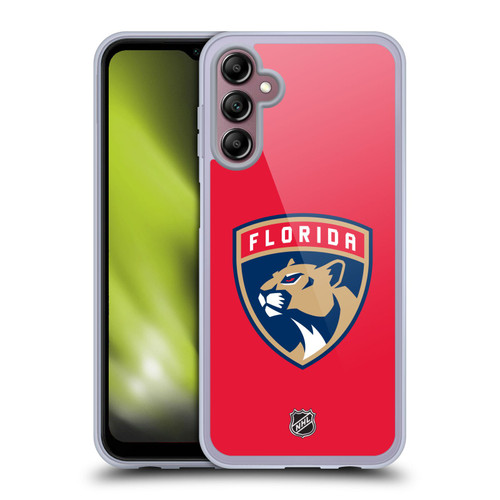 NHL Florida Panthers Plain Soft Gel Case for Samsung Galaxy A14 5G