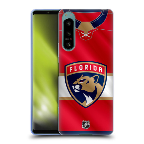 NHL Florida Panthers Jersey Soft Gel Case for Sony Xperia 5 IV
