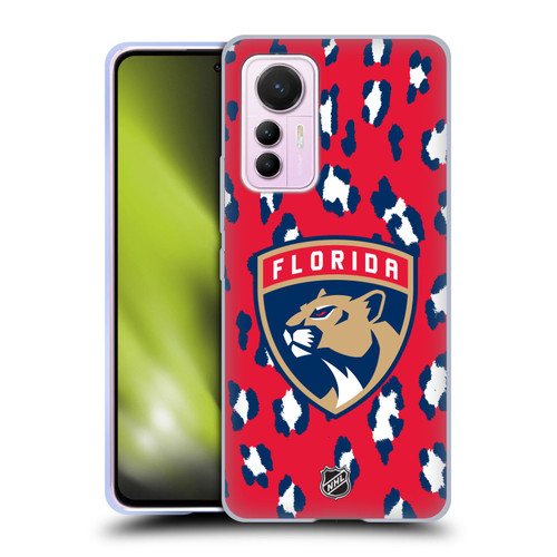 NHL Florida Panthers Leopard Pattern Soft Gel Case for Xiaomi 12 Lite