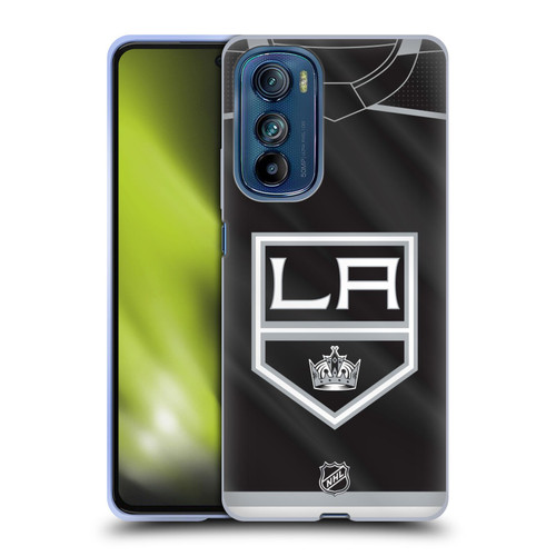 NHL Los Angeles Kings Jersey Soft Gel Case for Motorola Edge 30