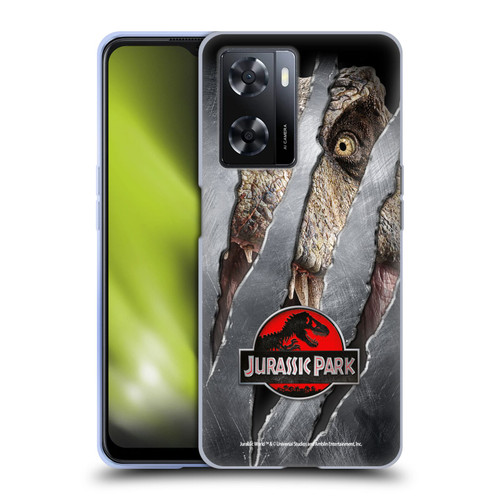 Jurassic Park Logo T-Rex Claw Mark Soft Gel Case for OPPO A57s