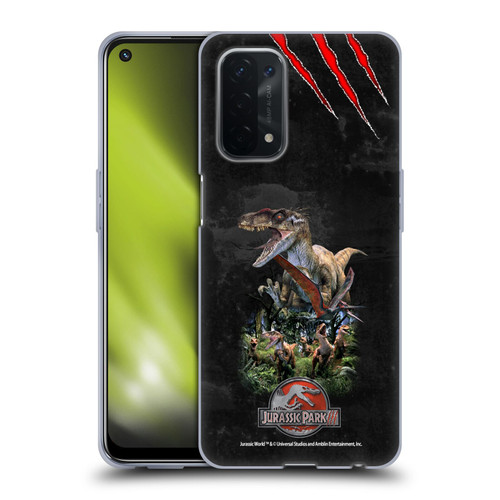 Jurassic Park III Key Art Dinosaurs 3 Soft Gel Case for OPPO A54 5G