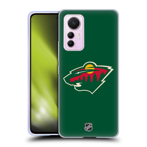 NHL Minnesota Wild Plain Soft Gel Case for Xiaomi 12 Lite