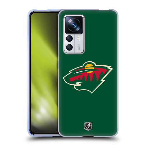 NHL Minnesota Wild Plain Soft Gel Case for Xiaomi 12T Pro