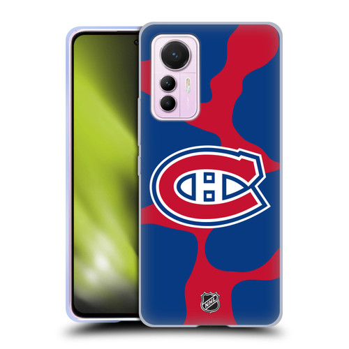NHL Montreal Canadiens Cow Pattern Soft Gel Case for Xiaomi 12 Lite