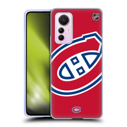 NHL Montreal Canadiens Oversized Soft Gel Case for Xiaomi 12 Lite
