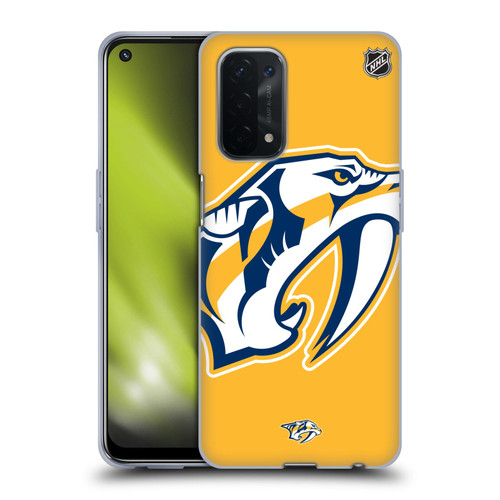 NHL Nashville Predators Oversized Soft Gel Case for OPPO A54 5G