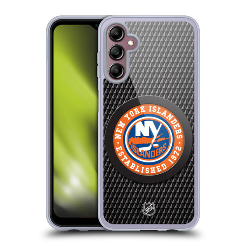 NHL New York Islanders Puck Texture Soft Gel Case for Samsung Galaxy A14 5G