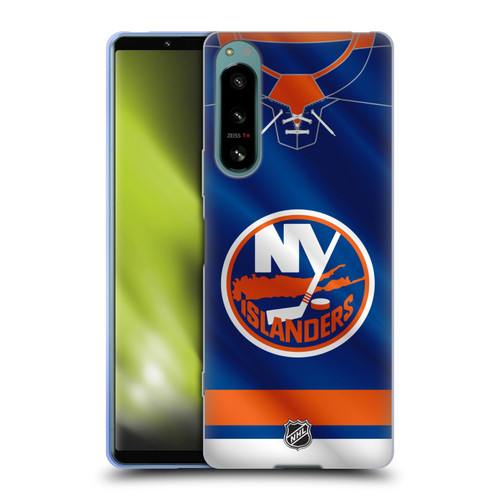 NHL New York Islanders Jersey Soft Gel Case for Sony Xperia 5 IV