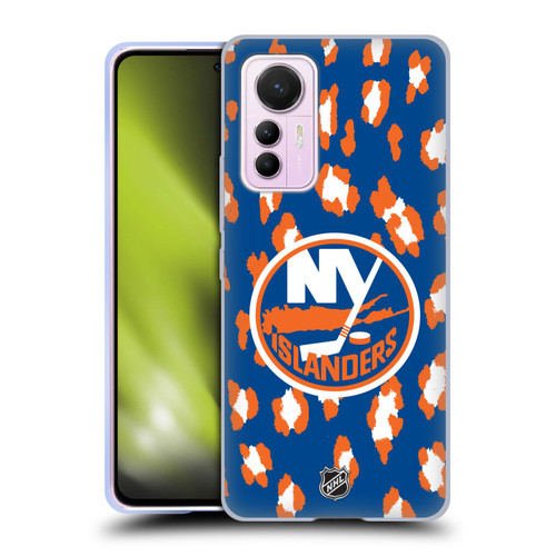 NHL New York Islanders Leopard Pattern Soft Gel Case for Xiaomi 12 Lite