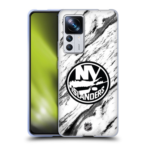 NHL New York Islanders Marble Soft Gel Case for Xiaomi 12T Pro