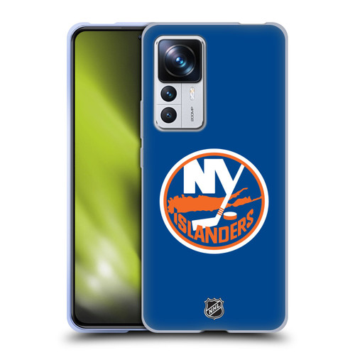 NHL New York Islanders Plain Soft Gel Case for Xiaomi 12T Pro