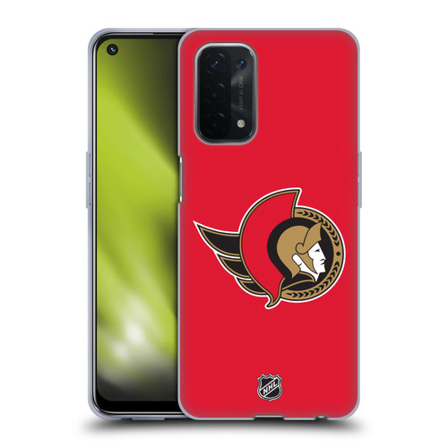 NHL Ottawa Senators Plain Soft Gel Case for OPPO A54 5G