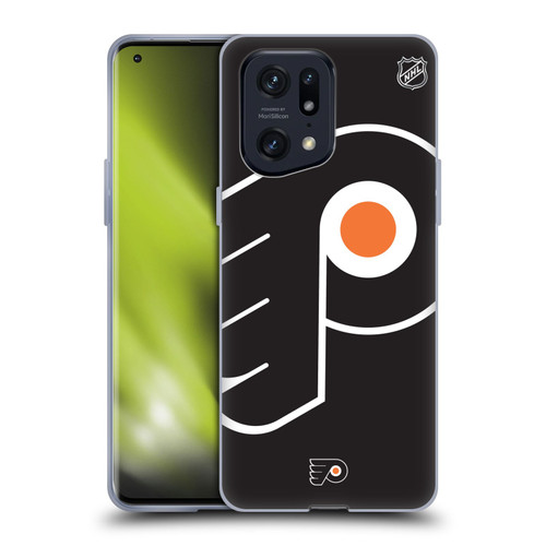 NHL Philadelphia Flyers Oversized Soft Gel Case for OPPO Find X5 Pro